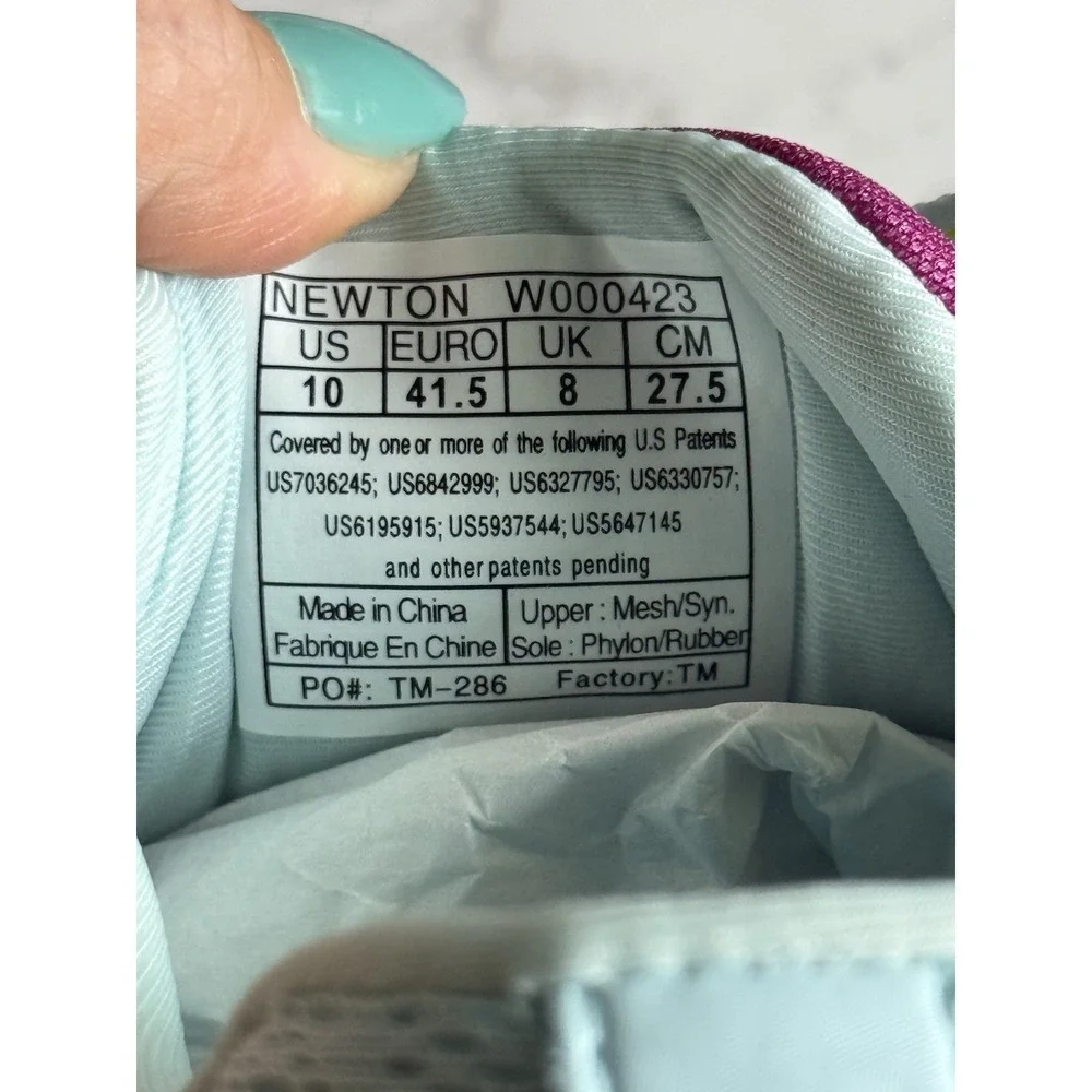 Newton Running Motion 12 Sneakers Womens 10 In Raspberry/Sky Purple Shoes